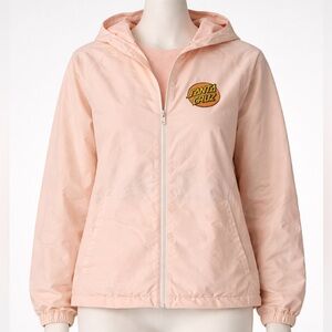 Santa Cruz Skateboards Kids Light Pink Raincoat